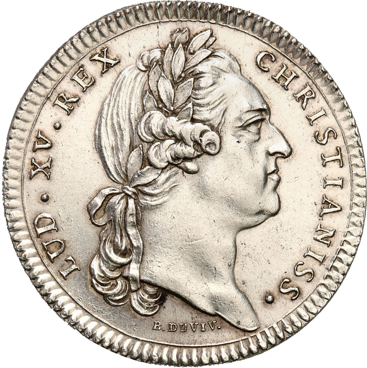 Francja, Ludwik XVI. Żeton bez daty, srebro